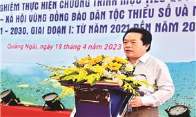 Ông Võ Phiên, Phó Chủ tịch UBND tỉnh Quảng Ngãi: Đẩy mạnh công tác tuyên truyền đến cán bộ cơ sở và Nhân dân trong thực hiện Chương trình MTQG 1719