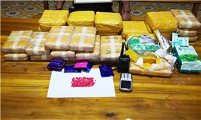 Bộ đội Biên phòng tỉnh Điện Biên bắt đối tượng vận chuyển khối lượng lớn ma túy