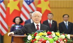 Toàn văn bài phát biểu của Tổng Bí thư Nguyễn Phú Trọng với báo chí sau Hội đàm với Tổng thống Hoa Kỳ Joe Biden