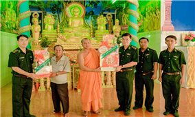 Đồng bào Khmer vùng biên giới Tây Nam bộ an vui mùa Sen Dolta năm 2023