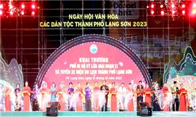 Khai mạc Ngày hội văn hóa các dân tộc thành phố Lạng Sơn năm 2023