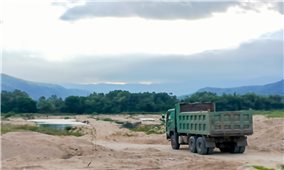 Tây Sơn (Bình Định): Doanh nghiệp khai thác cát phớt lờ chỉ đạo của UBND tỉnh, chặn đường cản trở phóng viên tác nghiệp