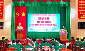 Bộ đội Biên phòng tỉnh Sóc Trăng khai mạc lớp bồi dưỡng kiến thức dân tộc năm 2023