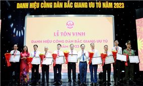 Bắc Giang tôn vinh 10 công dân ưu tú năm 2023