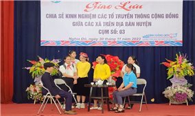 Bảo Yên (Lào Cai): Các Tổ truyền thông cộng đồng tăng cường giao lưu, chia sẻ kinh nghiệm