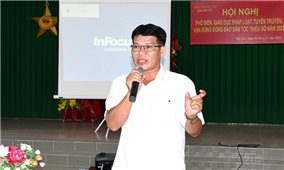 Trà Vinh: Phổ biến, giáo dục pháp luật tại huyện Tiểu Cần