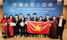 Học sinh Việt Nam giành 6 huy chương Olympic Khoa học trẻ quốc tế