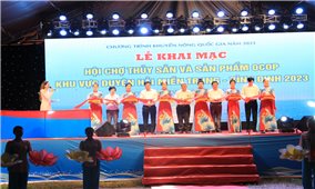 Bình Định: Khai mạc Hội chợ sản phẩm OCOP khu vực Duyên hải miền Trung