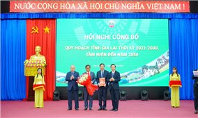 Phó Thủ tướng Trần Hồng Hà dự công bố quy hoạch tỉnh Gia Lai