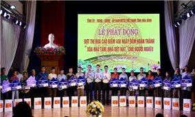 Hòa Bình quyết tâm hỗ trợ 3.194 hộ nghèo có nhà mới trong năm 2025