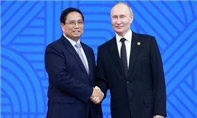 Thủ tướng dự Lễ đón, chiêu đãi do Tổng thống Nga Vladimir Putin chủ trì