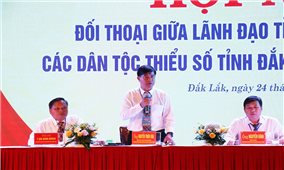 Lãnh đạo tỉnh Đắk Lắk đối thoại nhiều vấn đề về dân sinh với đại biểu tham dự Đại hội các DTTS tỉnh Đắk Lắk lần thứ IV