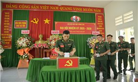 Đảng bộ Đồn Biên phòng Cửa khẩu Quốc tế Hà Tiên tổ chức Đại hội điểm Chi bộ trực thuộc