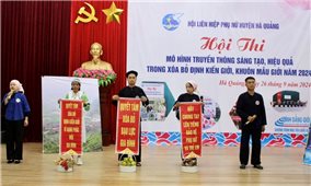 Cao Bằng: Tháng hành động vì bình đẳng giới và phòng ngừa, ứng phó với bạo lực trên cơ sở giới năm 2024