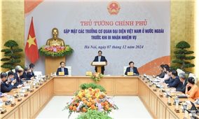 Thủ tướng Phạm Minh Chính gặp mặt các Trưởng Cơ quan đại diện Việt Nam ở nước ngoài