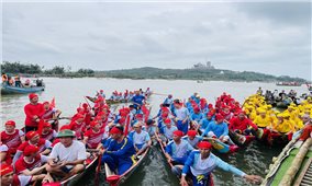 Quảng Ngãi: Công nhận Lễ hội đua thuyền Tịnh Long là Di sản văn hóa phi vật thể quốc gia