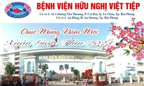 Bệnh viện Hữu nghị Việt Tiệp chúc mừng năm mới