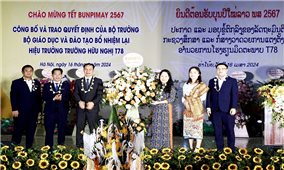 Sôi nổi Chương trình chào mừng Tết Bunpimay tại Trường Hữu Nghị T78