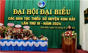 Kon Tum: Tổ chức thành công Đại hội Đại biểu các DTTS huyện Kon Rẫy lần thứ IV