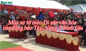 Múa sư tử Mèo - Di sản văn hóa của đồng bào Tày Nùng ở Bình Gia