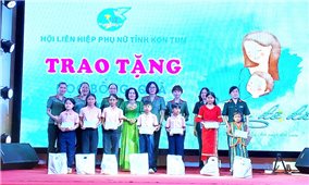 Kon Tum: Biểu dương 50 cặp mẹ con thực hiện Chương trình “Mẹ đỡ đầu”