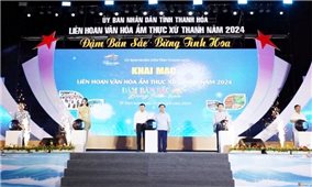 Liên hoan văn hóa ẩm thực xứ Thanh năm 2024: “Đậm bản sắc - Bừng tinh hoa”