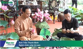 Khám phá nghệ thuật Trà sen Hồ Tây