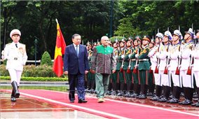 Chủ tịch nước Tô Lâm chủ trì lễ đón Tổng thống Timor-Leste thăm cấp Nhà nước tới Việt Nam