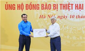 527,8 tỷ đồng ủng hộ cho các địa phương bị ảnh hưởng do cơn bão số 3