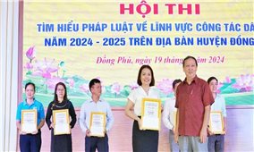 Bình Phước: Tổ chức Hội thi tìm hiểu pháp luật về công tác dân tộc