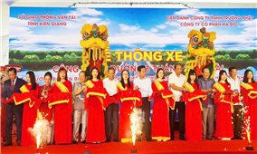 Kiên Giang: Thông xe tuyến đường trị giá hơn 1.400 tỷ đồng, vượt tiến độ 4 tháng