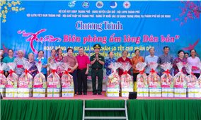 TP. Hồ Chí Minh: “Xuân Biên phòng - ấm lòng dân bản” đến với bà con xã đảo