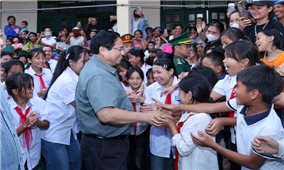Thủ tướng dự lễ khởi công ngôi trường tại xã vùng núi cao biên giới Thanh Hóa