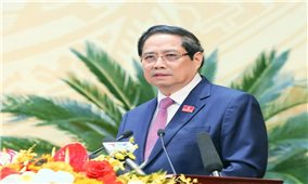 Thủ tướng Phạm Minh Chính dự khai mạc Đại hội Đảng bộ tỉnh Thanh Hóa