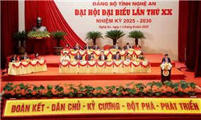 Đưa Nghệ An phát triển lên một tầm cao mới là “Lời hứa danh dự, là cam kết chính trị” từ Đại hội Đảng bộ tỉnh nhiệm kỳ 2025-2030