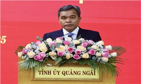 Thứ trưởng Bộ Dân tộc và Tôn giáo Hồ Văn Niên làm Bí thư Tỉnh ủy Quảng Ngãi