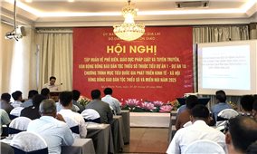 Gia Lai: Hội nghị nâng cao kiến thức về phổ biến, giáo dục pháp luật và tuyên truyền, vận động đồng bào DTTS