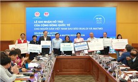 Quốc tế hỗ trợ người dân Việt Nam 9,7 triệu USD để khắc phục hậu quả sau bão Bualoi, Matmo