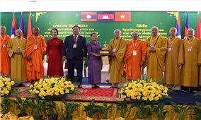 Việt Nam - Lào - Campuchia tăng cường hợp tác, lan tỏa giá trị tốt đẹp của Phật giáo