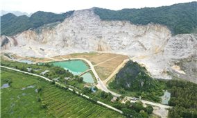 Truy thu hơn 6 tỷ đồng vụ khai thác đá vôi trái phép ở Ninh Bình
