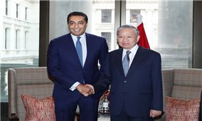 Tổng Bí thư Tô Lâm tiếp đại diện tập đoàn doanh nghiệp, tổ chức tài chính quốc tế