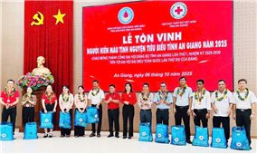 An Giang tôn vinh 471 tập thể, gia đình, cá nhân hiến máu tiêu biểu