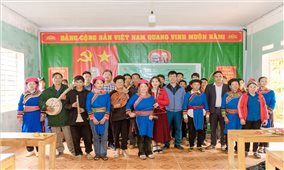 Truyền dạy văn hóa Cờ Lao để gìn giữ bản sắc nơi vùng cao Tân Tiến