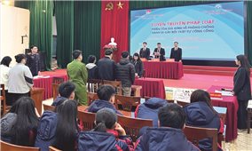 Lạng Sơn: Tuyên truyền pháp luật chuyên sâu, hơn 300 học sinh tham gia phiên tòa giả định