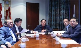 Từ Nam Phi, Thủ tướng chủ trì cuộc họp trực tuyến về ứng phó, khắc phục hậu quả mưa lũ