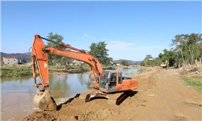 Lạng Sơn: Đẩy nhanh tiến độ Dự án Kè khắc phục sạt lở bờ sông Bắc Khê