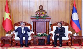Tổng Bí thư Tô Lâm thăm các đồng chí nguyên Lãnh đạo Lào