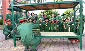 An Giang: Thắm đượm truyền thống, bồi đắp tình yêu “Bộ đội Cụ Hồ” cho thế hệ măng non