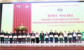 Lai Châu: Hàng trăm Người có uy tín được biểu dương, tôn vinh