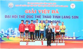 Giải việt dã đại hội TDTT tỉnh Lạng Sơn: Khép lại với 4 bộ huy chương được trao